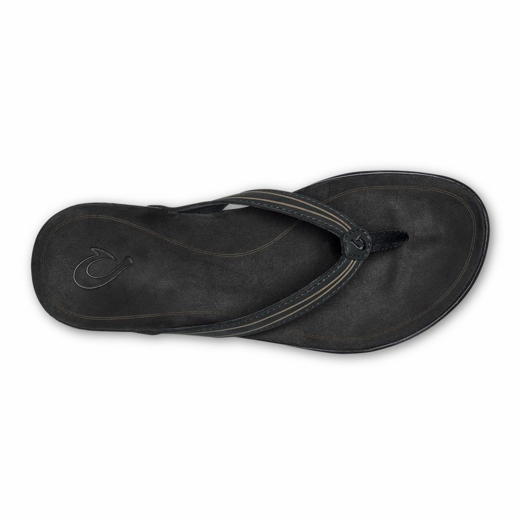 Olukai Women's Aukai Flip Flop - Black US938-506